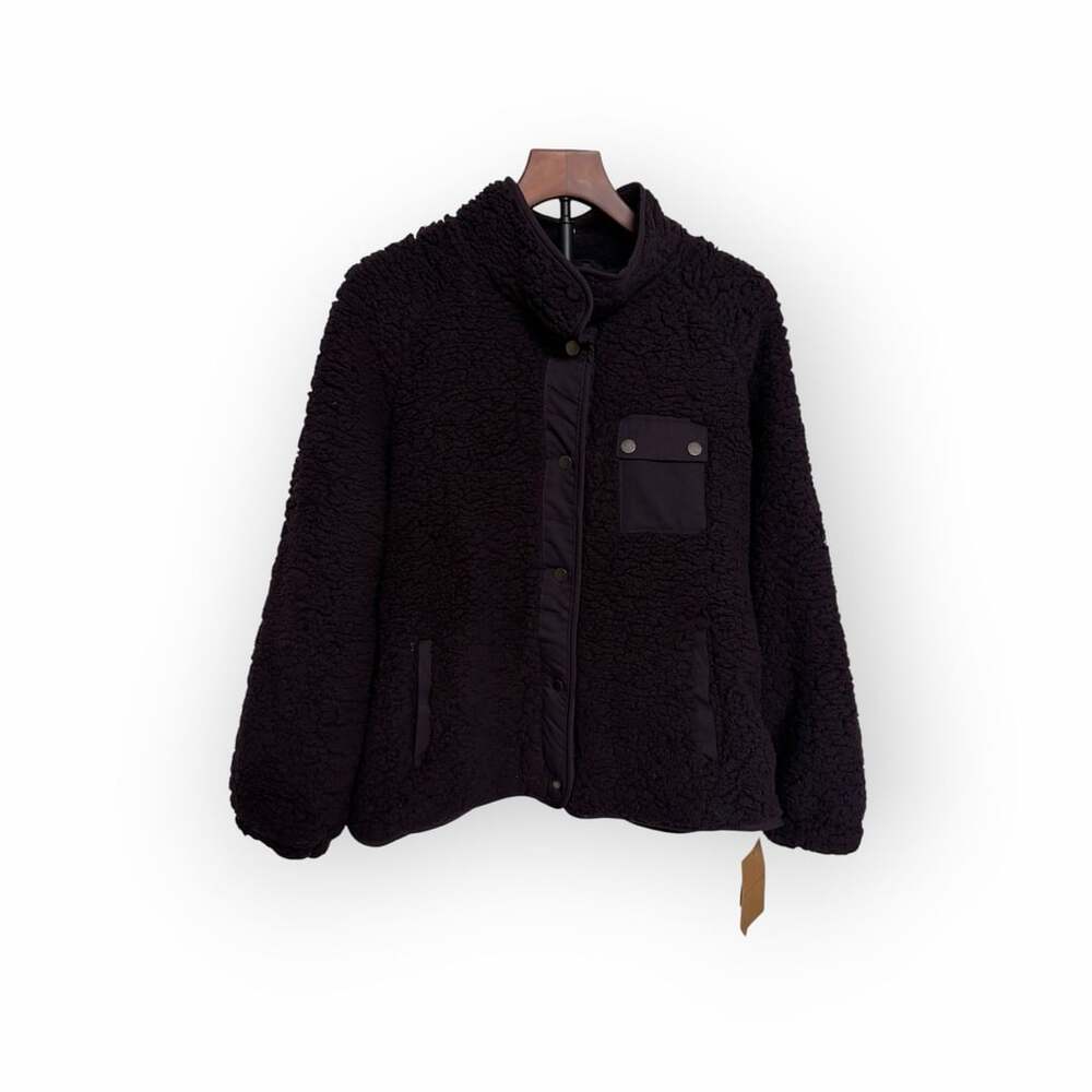 Weatherproof Snap Front Bonded Sherpa Fleece Jacket